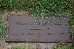 Viola Amanda <I>Shauer</I> Adams 