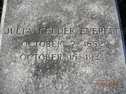 Julia <I>Felder</I> Everett 