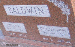 Estellean <I>Hibbs</I> Baldwin 