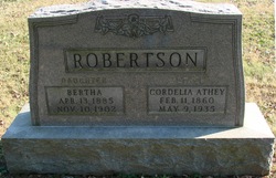 Cordelia Adeline <I>Athey</I> Robertson 