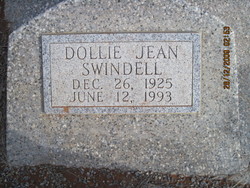 Dollie Jean <I>Bevers</I> Swindell 