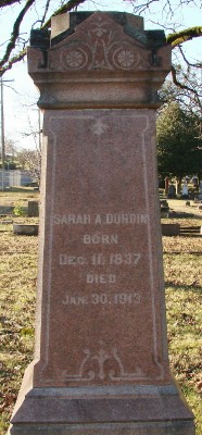 Sarah Ann <I>Smith</I> Durbin 