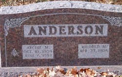 Mildred Margaret <I>Cox</I> Anderson 