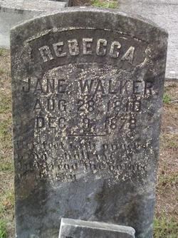 Rebecca Jane <I>Waldron</I> Walker 