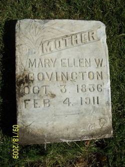 Mary Ellen <I>Woodmansee</I> Covington 