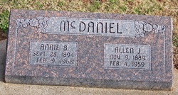 Annie B McDaniel 