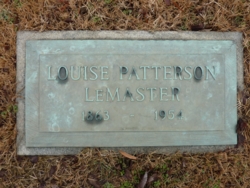 Mary Louise <I>Patterson</I> LeMaster 