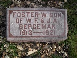 Foster W Bergeman 