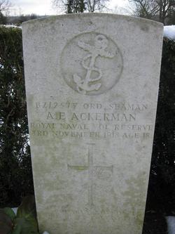 Ordinary Seaman Albert Edward Ackerman 