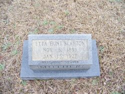 Clara Etta <I>Hunt</I> Blanton 