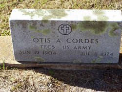 Otis A Cordes 