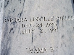 Barbara Jeanne <I>Linville</I> Miller 
