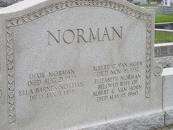 Elizabeth Spence <I>Norman</I> Van Horn 