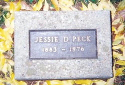 Jessica Mary “Jessie” <I>Daniells</I> Peck 