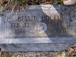Bessie Irene <I>Peden</I> Hockin 
