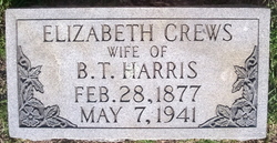Elizabeth “Lizzie” <I>Crews</I> Harris 