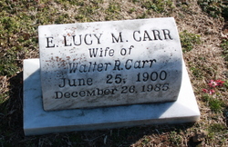 E Lucy <I>M</I> Carr 