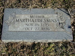 Martha Irene <I>Bidinger</I> Deskins 