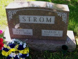 Marion E <I>Hartman</I> Strom 