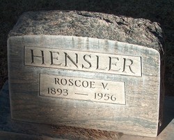 Roscoe Vernon Hensler 