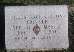 Helen Ball <I>Sexton</I> Trinkle 