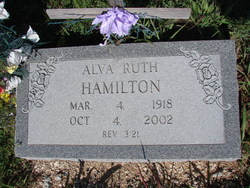 Alva Ruth <I>Kinsey</I> Hamilton 
