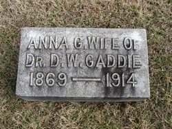 Anna <I>Gardiner</I> Gaddie 