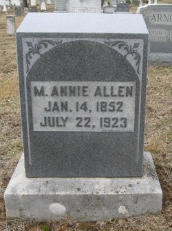 Mary Annie <I>Graff</I> Allen 