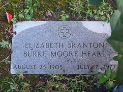 Elizabeth Jane “Lizzie” <I>Branton</I> Burke Moore Hearl 