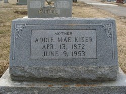 Addie Mae <I>Stubblefield</I> Atherton Kiser 