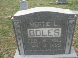Bertie L Boles 