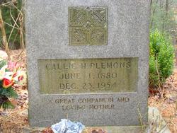 Lillie Callie <I>Harper</I> Plemons 