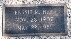 Bessie M <I>Kirkland</I> Hill 