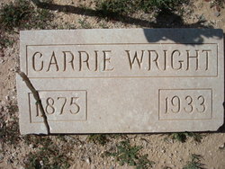 Carolina “Carrie” <I>Garms</I> Wright 