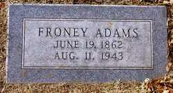 Froney Adams 
