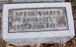 Annette B. “Nettie” <I>Warren</I> Brownell 