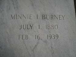 Minnie Elizabeth <I>Ingram</I> Burney 
