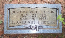 Dorothy <I>White</I> Carson 