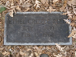 Ethel Mary <I>Grizzle</I> Reed 