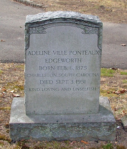 Adeline Ville <I>Ponteaux</I> Edgeworth 