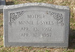 Minnie Irene <I>Bailey</I> Sykes 