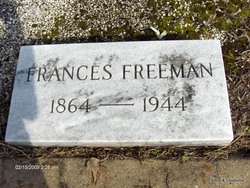 Frances E. “Fannie” <I>Hamby</I> Freeman 
