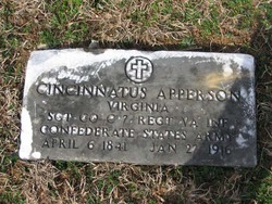 Sgt Cincinatus “Nat” Apperson 
