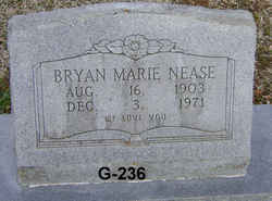 Bryan Marie <I>Pruitt</I> Nease 