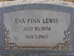 Eva <I>Pinn</I> Lewis 