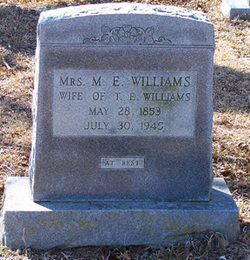 Martha Ellen <I>DeLoach</I> Williams 