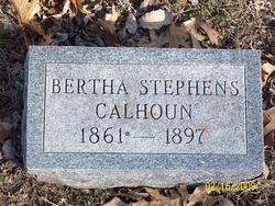Bertha <I>Stephens</I> Calhoun 