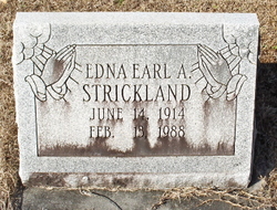 Edna Earl <I>Archer</I> Strickland 