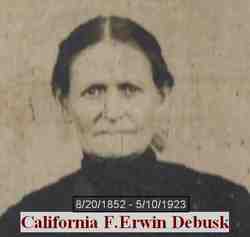 California F “Callie” <I>Erwin</I> Debusk 