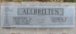 Dorothy M Allbritten 